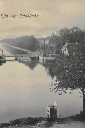 Leiden Panorama Rijn- en Schiekade begin 1900 HC53953 Oferta limitowana