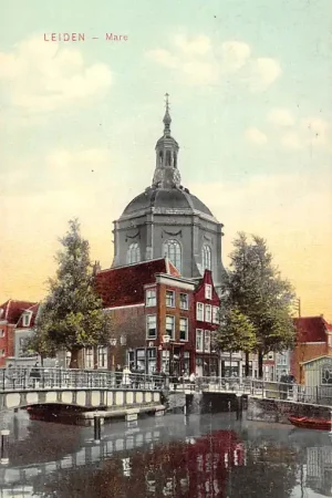 Najlepsza cena Leiden Mare met Kerk 1910 HC53923