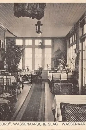 Wassenaar Wassenaarsche Slag Interieur Café Duinoord 1932 's-Gravenhage HC53870 Nowość
