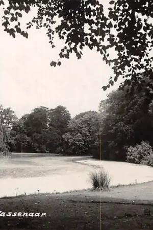 Promocja Wassenaar Vijver in de Pauw Newo fotokaart 1938 \\u2018s-Gravenhage HC53859