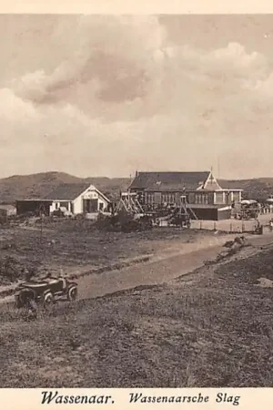 Wassenaar Wassenaarsche Slag met Duinoord Cafe Speeltuin en Garage 1943 's-Gravenhage HC53851 Oryginalny