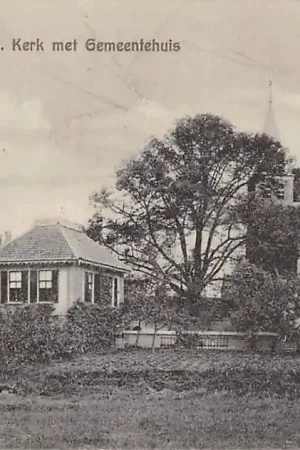 Gameren Ned. Herv. Kerk met Gemeente huis Zaltbommel 1929 HC53773 Wyprzedaż