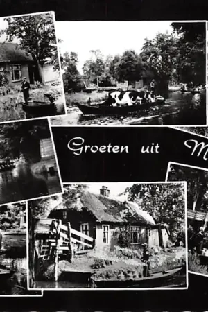Giethoorn 7-luik Groeten uit 1964 HC53755 Oryginalny