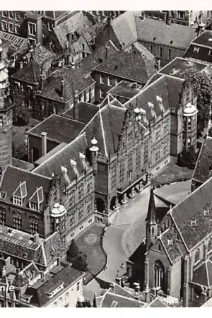 Groningen Academie 1955 Luchtfoto KLM Aerocarto n.v. no. 19146. HC53699 Rabat