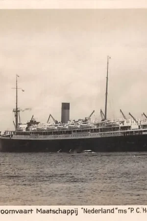 Tani M.S. P.C. Hooft Amsterdam Stoomvaart Maatschappij Nederland Schepen Scheepvaart HC53630