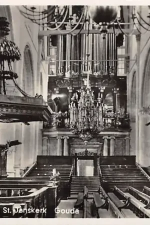 Gouda St. Jans kerk Orgel met preekstoel HC53437 Tani