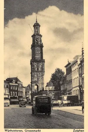 Bezpieczna płatność Zutphen Wijnhuistoren Auto 1954 HC53406