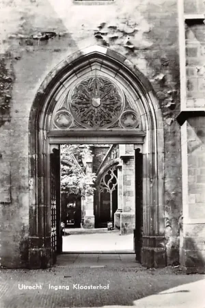 Promocja Utrecht Dom Ingang Klooster Hof 1963 HC53378