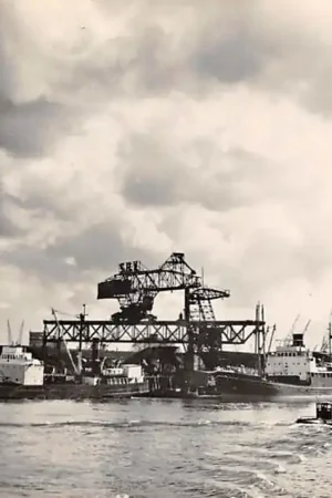 Oryginalny Rotterdam Maas haven Scheepvaart Sleepboot Thomsen 1955 HC53296