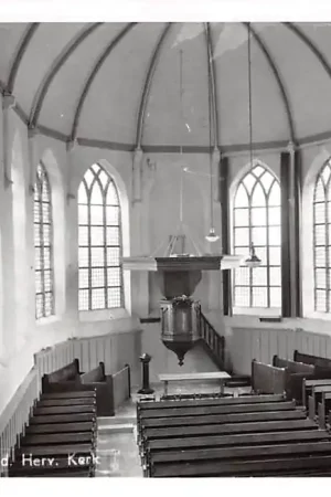 Wyprzedaż Oosterland Interieur Ned. Hervormde Kerk 1966 Schouwen-Duiveland HC53248