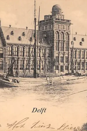 Ekspresowa dostawa Delft Geodecie Geodesie Kanaalweg 4 Binnenvaart schip Scheepvaart Sport visser 1901 HC53229