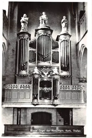 Tholen Nieuw Orgel der Ned. Hervormde Kerk met orgel 1966 HC53125 Tani