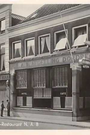 Dordrecht Hotel - Café - Restaurant N.A.B. en Dependance 1943 HC52880 Tylko dziś