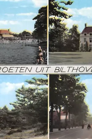 Darmowa dostawa Bilthoven Emmaplein Gemeentehuis Bosgezicht Natuurbad De Biltsche Duinen 1967 HC52842