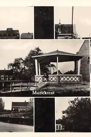 Oudenhoorn 1957 Molen dijk Ring Muziektent Hollandse weg Kerk Voorne aan Zee HC52909 Zamów teraz
