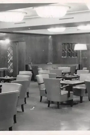 Scheepvaart Onbekende fotokaart van Interieur schip Amsterdam - Djakarta Schepen HC52722 Oryginalny