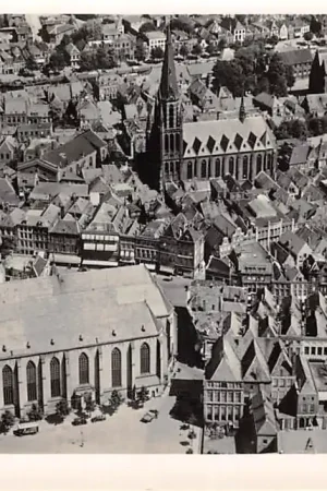 Zwolle KLM luchtfoto 16023 Centrum in 1947 HC52683 Wyprzedaż