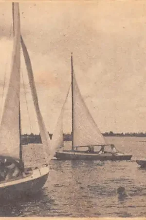 Ekspresowa dostawa Zeilen Een groet van het water met zeilschepen 1946 Watersport HC52628