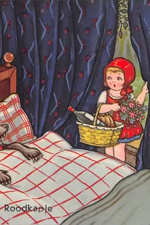 Szybka dostawa Fantasie Roodkapje Sprookje KInd Illustrator Margret Boriss Vintage HC52151