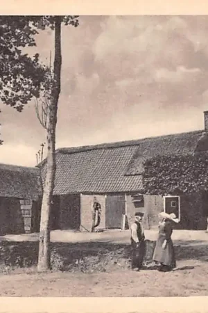 Bezpieczna płatność Brabants Dorpsleven Boer en boerin bij boerderij Hedde 't bakske klaor Mieke? Noord-Brabant Vintage Klederdracht HC52139