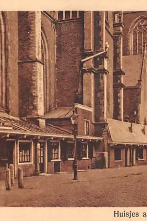 Haarlem Huisjes aan de Groote Kerk HC52094 Niska cena