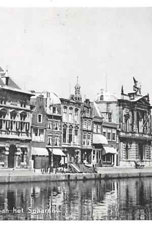 Haarlem Spaarne Oude gevels Waag en Teylers museum 1960 HC52043 Najlepsza cena