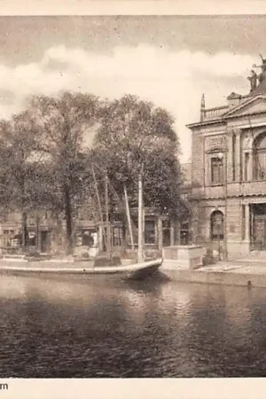Tylko dziś Haarlem Spaarne Museum Teyler binnenvaart schepen 1914HC51904