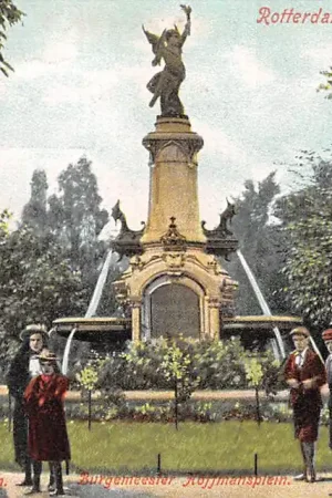 Popularny Rotterdam Fontein Burgemeester Hoffmannplein 1905 Monument HC51866