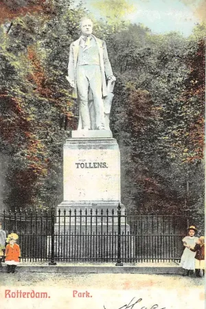 Tani Rotterdam Park met standbeeld Tollens HC51835