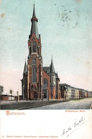 Premium Rotterdam Wilhelmina Kerk 1905 HC51834