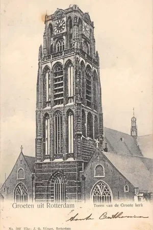 Ostatnia szansa Rotterdam Toren van de Groote Kerk 1905 Vlieger No. 509 HC51813