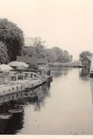 Wartena Fotokaart Wartenaagsterwijd met Hotel de Watersport en zeilschip Leeuwarden HC51787 Kup teraz