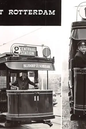 Rotterdam De eerste elektrische tram weer in dienst gesteld op de museumtramlijn Blijdorp - Schiekade HC51769 Kup teraz