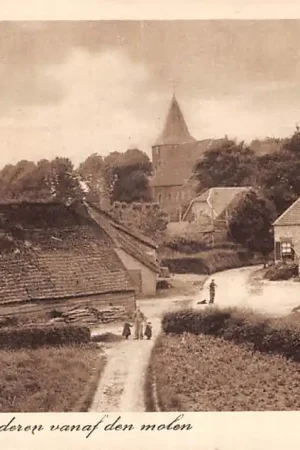 Wysoka jakość Garderen Gezicht vanaf den molen 1928 Veluwe HC51737