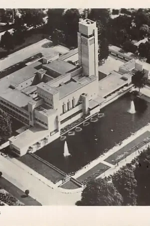 Hilversum Raadhuis KLM Luchtfoto 1933 HC51629 Wyprzedaż