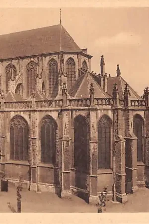 Dordrecht Groote Kerk Koor en Kapellenkrans Zuid- en Oostzijde 1927 HC51592 Tylko dziś