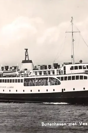 Vlissingen Buitenhaven met Veerboot Koningin Julians naar Breskens Schepen Scheepvaart HC51499 Najlepsza cena