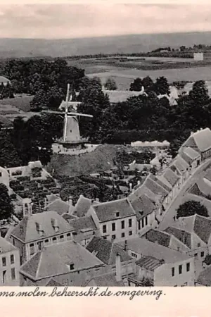 Rhenen de Panorama molen beheerscht de omgeving HC51476 Oryginalny