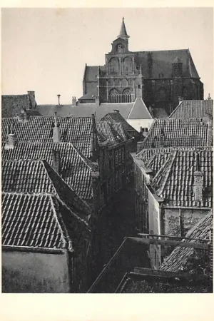 Grave Oude daken met de H. Elisabeth Kerk Land van Cuijk Noord-Brabant HC51335 Nowość