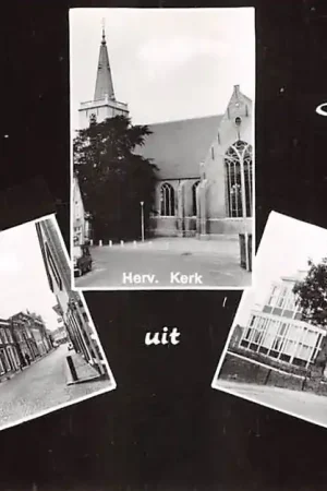 Moordrecht Raadhuis Herv. Kerk Bejaardentehuis 1972 HC51291 Zwrot pieniędzy