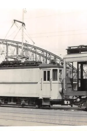 Wysoka jakość Nijmegen Tram met gesloopt tramstel Fotokaart HC51269