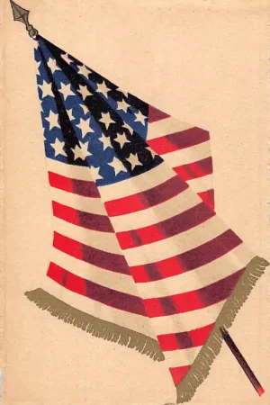 USA WO-1 Vlag Verenigde Staten 1914-1918 Eerste Wereldoorlog Militair Noord-Amerika HC51266 Darmowa dostawa
