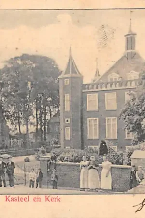 Popularny Rotterdam IJsselmonde Yselmonde Kasteel en Kerk 1901 HC51251