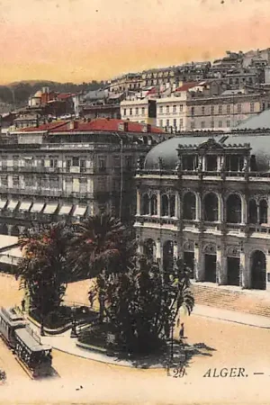 Algerije Tram Theatre et la Casbah Alger Algeria Afrika HC51062 Najlepsza cena