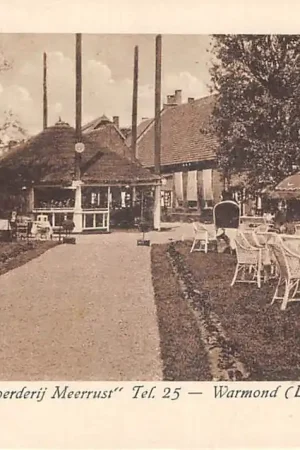 Warmond Terras Boerderij Meerrust L.J.A. Kemper Teylingen Sassenheim HC51020 Promocja