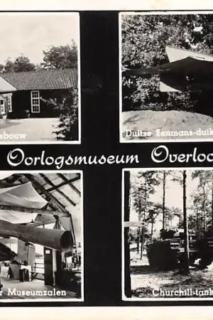 Overloon Oorlogs museum 1956 Vier luik Militair HC51013 Wyprzedaż