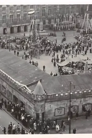 Wysoka jakość Amsterdam Damstad Vijf eeuwen Kalverstraat Speciaal stempel 1950 FilatelieHC50922