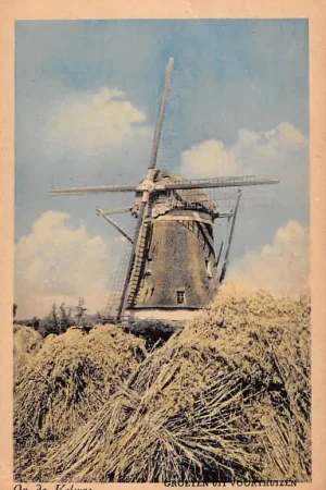 Voorthuizen op de Veluwe Molen Groeten uit 1952 HC50900 Szybka dostawa