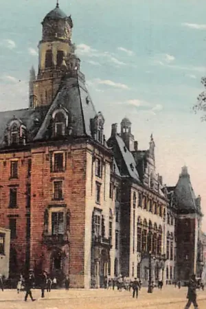 Premium Rotterdam Coolsingel met Stadhuis 1932 HC50895