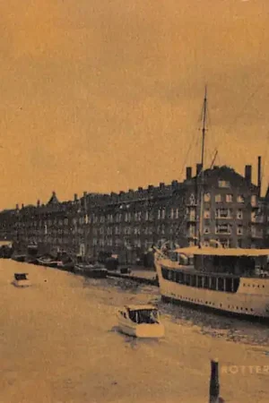 Rotterdam Aelbrechtskade met schepen HC50807 Rabat